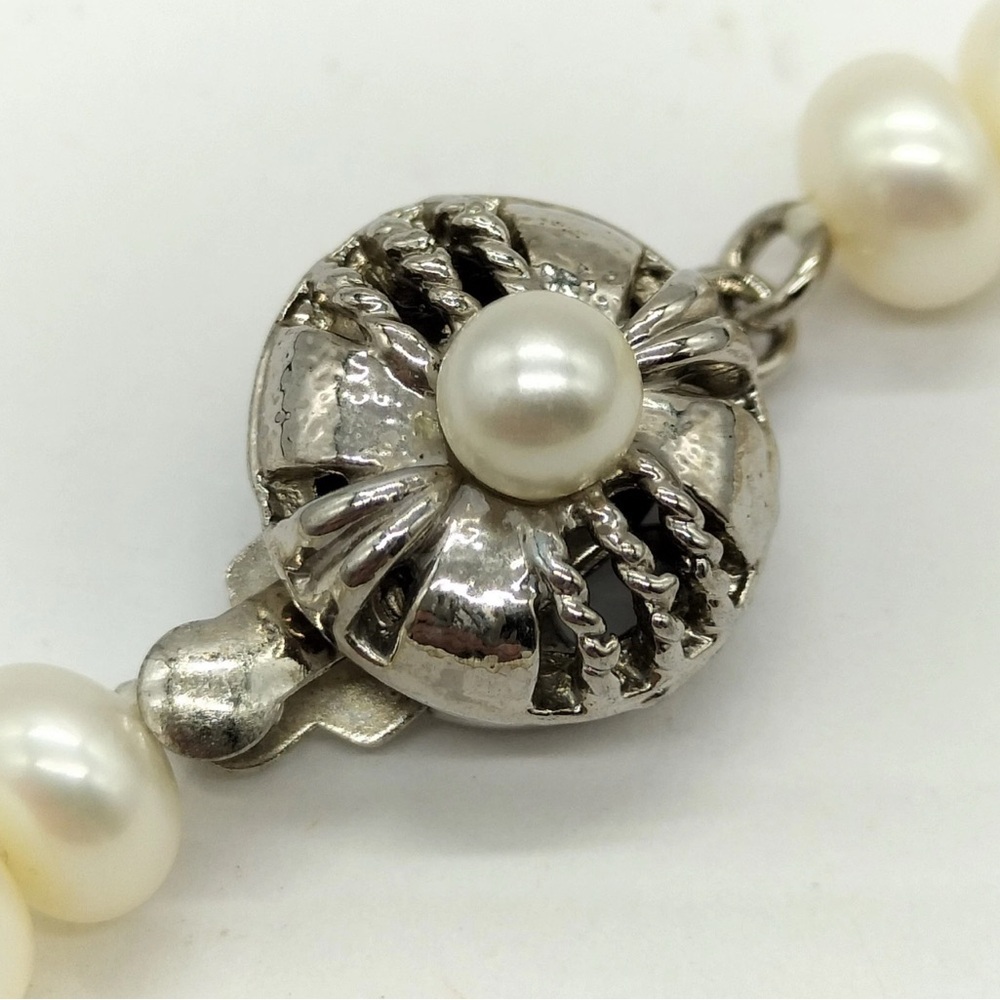 Pearl Necklace Stainless Steel - Picture 4 of 9